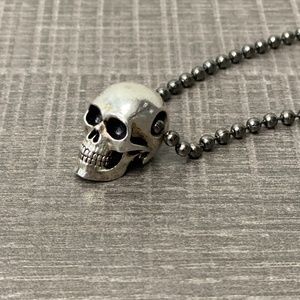 Sterling Silver Skull Pendant